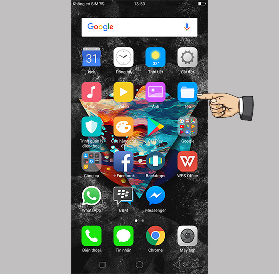 Truy cập tính năng